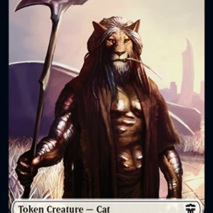 Cat // Soldier Double-Sided Token [Commander Legends Tokens]