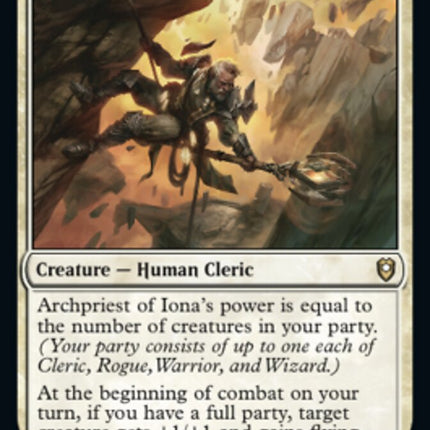 Archpriest of Iona [Commander Legends: Battle for Baldur's Gate]