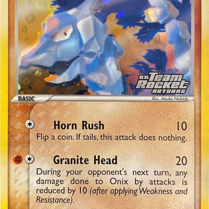 Onix (69/109) (Stamped) [EX: Team Rocket Returns]