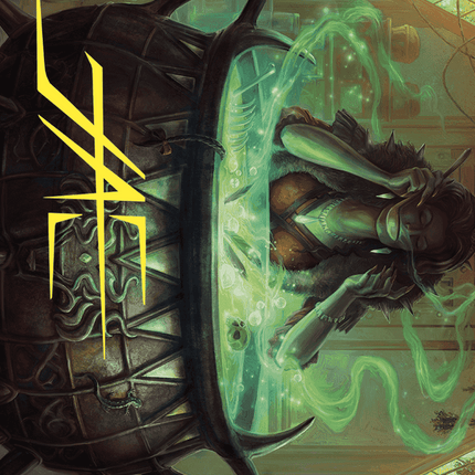 Agatha's Soul Cauldron Art Card (Gold-Stamped Signature) [Wilds of Eldraine Art Series]