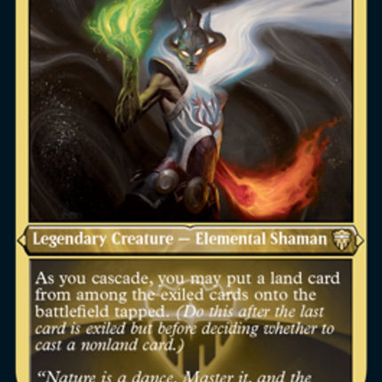 Averna, the Chaos Bloom (Etched) [Commander Legends]