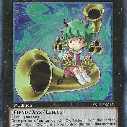 Melomelody the Brass Djinn [YS12-EN042] Super Rare