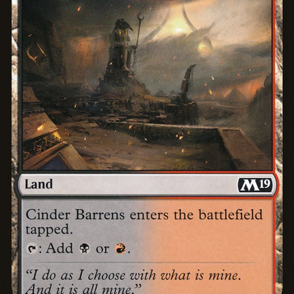 Cinder Barrens [Core Set 2019]