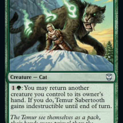 Temur Sabertooth [Streets of New Capenna Commander]