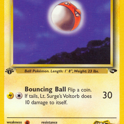 Lt. Surge's Voltorb (86/132) [Gym Challenge 1st Edition]
