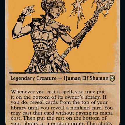 Neera, Wild Mage (Showcase) [Commander Legends: Battle for Baldur's Gate]