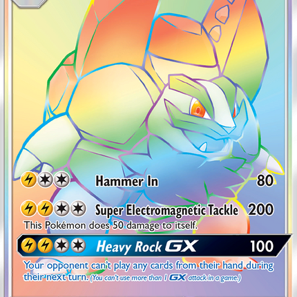 Alolan Golem GX (113/111) [Sun & Moon: Crimson Invasion]