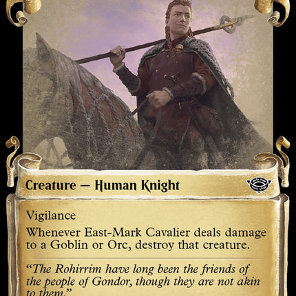 East-Mark Cavalier [The Lord of the Rings: Tales of Middle-Earth Showcase Scrolls]