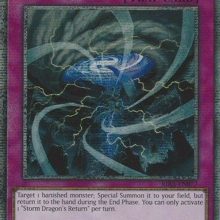 Storm Dragon's Return [RIRA-EN077] Starlight Rare