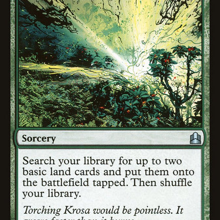Explosive Vegetation [Commander 2011]