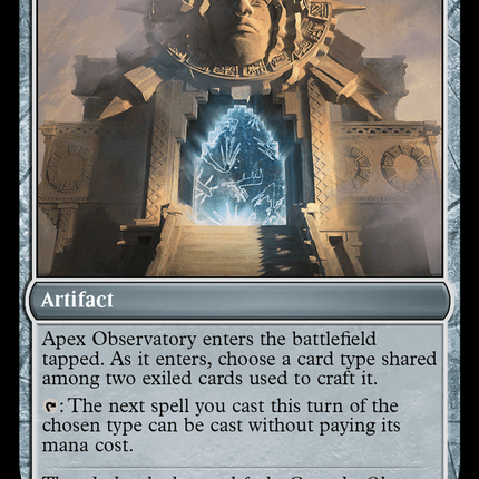 Eye of Ojer Taq // Apex Observatory [The Lost Caverns of Ixalan Commander]