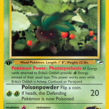 Erika's Oddish (47/132) [Gym Heroes 1st Edition]