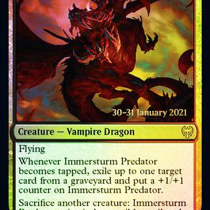 Immersturm Predator [Kaldheim Prerelease Promos]