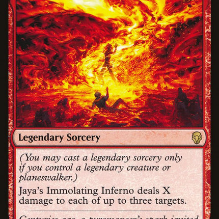 Jaya's Immolating Inferno [Dominaria]