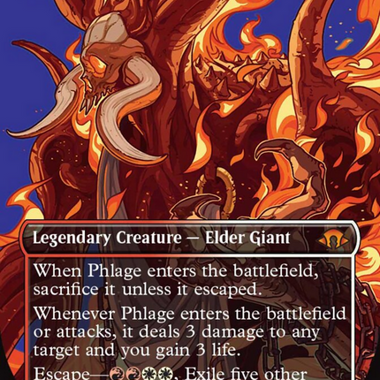 Phlage, Titan of Fire's Fury (Borderless) [Modern Horizons 3]