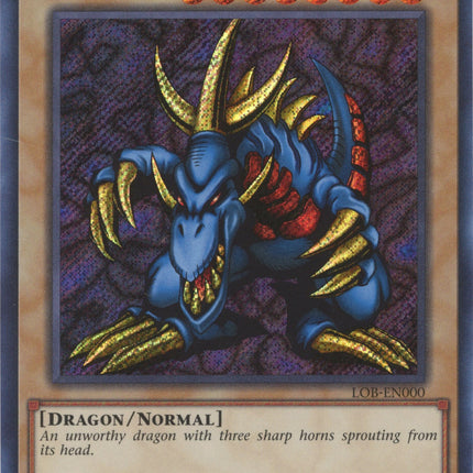 Tri-Horned Dragon (25th Anniversary) [LOB-EN000] Secret Rare