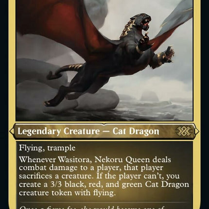 Wasitora, Nekoru Queen (Foil Etched) [Double Masters 2022]