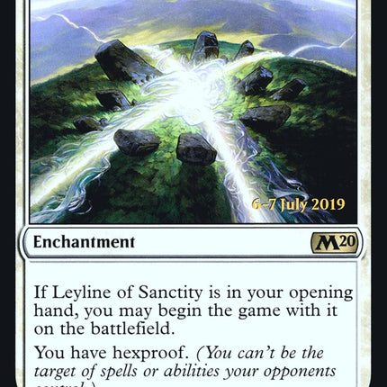 Leyline of Sanctity [Core Set 2020 Prerelease Promos]