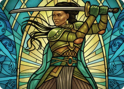 Shanna, Purifying Blade Art Card 2 [Dominaria United Art Series]