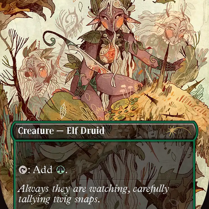 Llanowar Elves [Secret Lair Countdown Kit]