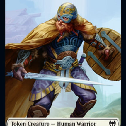 Human Warrior Token [Kaldheim Tokens]