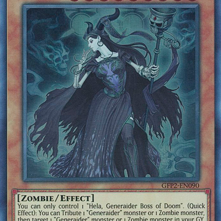 Hela, Generaider Boss of Doom [GFP2-EN090] Ultra Rare