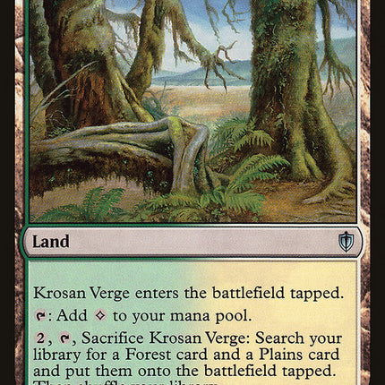 Krosan Verge [Commander 2016]