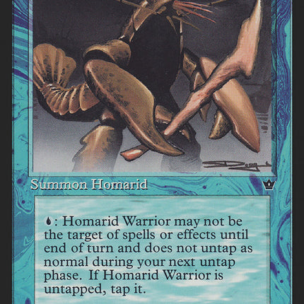 Homarid Warrior (Douglas Shuler) [Fallen Empires]
