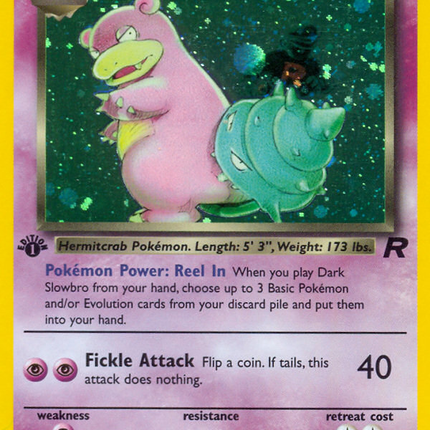 Dark Slowbro (12/82) [Team Rocket 1st Edition]