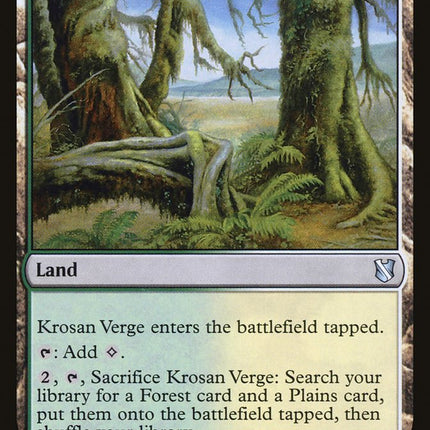 Krosan Verge [Commander 2019]