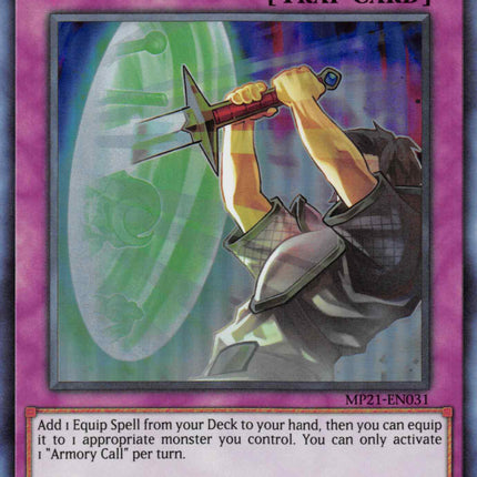 Armory Call [MP21-EN031] Super Rare