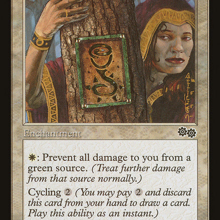 Rune of Protection: Green [Urza's Saga]