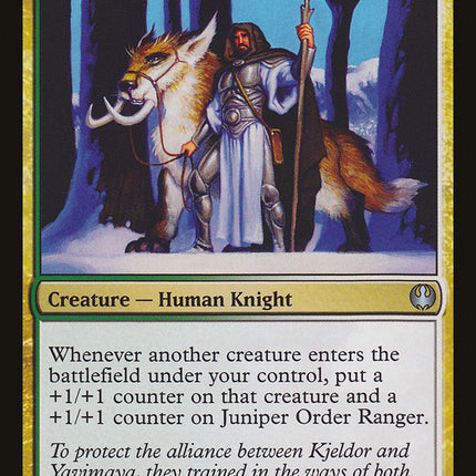 Juniper Order Ranger [Duel Decks: Knights vs. Dragons]