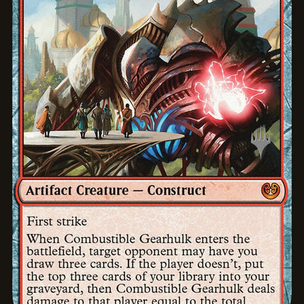 Combustible Gearhulk (Promo Pack) [Kaladesh Promos]