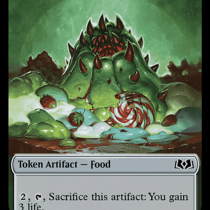 Nightmare // Food (0011) Double-Sided Token [Wilds of Eldraine Tokens]