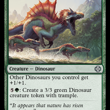 Thundering Spineback [The Lost Caverns of Ixalan Commander]