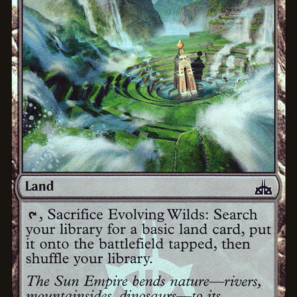 Evolving Wilds (League) [Rivals of Ixalan Promos]