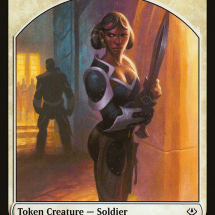 Spirit // Soldier Double-Sided Token [Archenemy: Nicol Bolas Tokens]