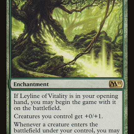 Leyline of Vitality [Magic 2011]