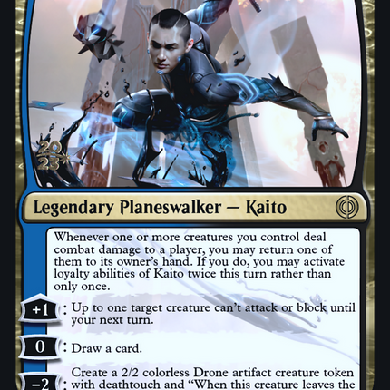 Kaito, Dancing Shadow [Phyrexia: All Will Be One Prerelease Promos]