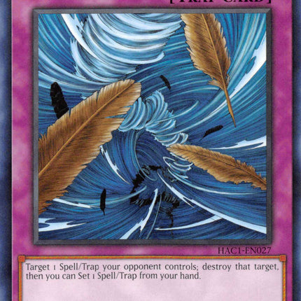 Dust Tornado (Duel Terminal) [HAC1-EN027] Parallel Rare