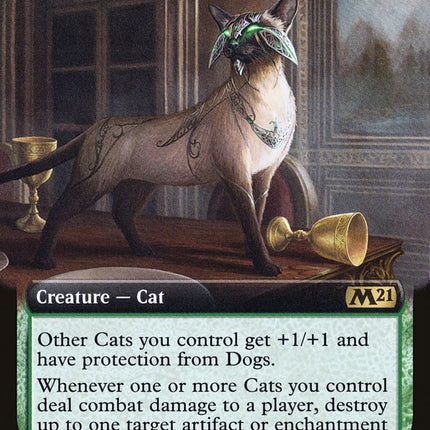 Feline Sovereign (Extended Art) [Core Set 2021]