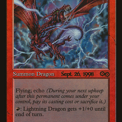 Lightning Dragon [Urza's Saga Promos]