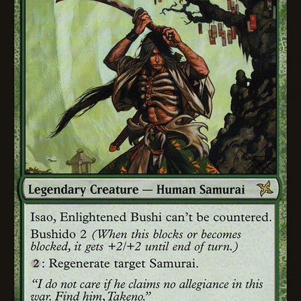 Isao, Enlightened Bushi [Betrayers of Kamigawa]