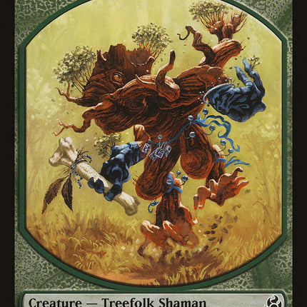 Treefolk Shaman Token [Morningtide Tokens]