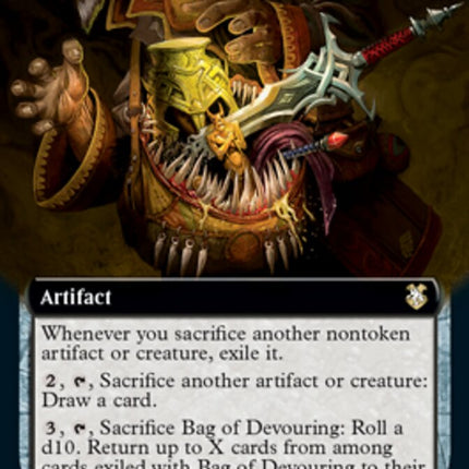 Bag of Devouring (Extended Art) [Dungeons & Dragons: Adventures in the Forgotten Realms Commander]