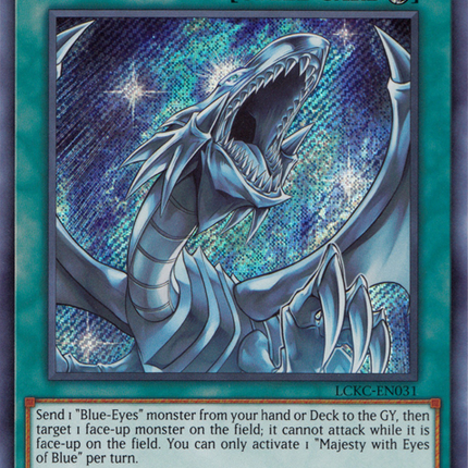 Majesty with Eyes of Blue [LCKC-EN031] Secret Rare