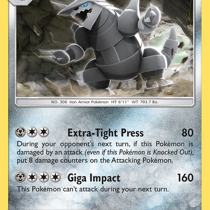 Aggron (125/214) [Sun & Moon: Unbroken Bonds]