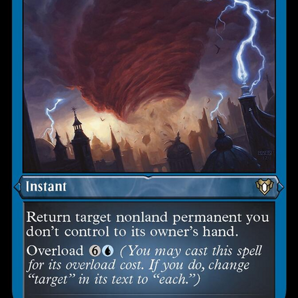 Cyclonic Rift (Foil Etched) [Commander Masters]