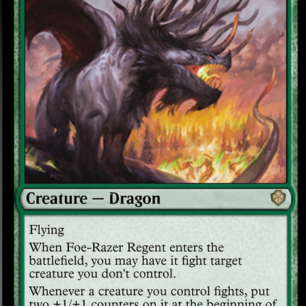 Foe-Razer Regent [Starter Commander Decks]